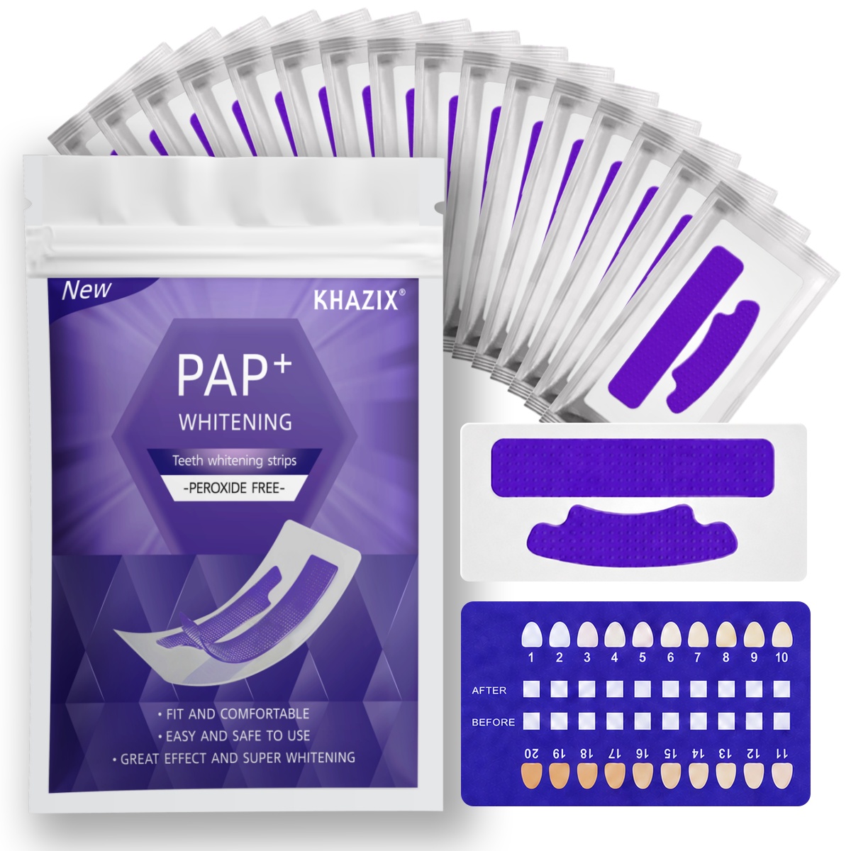 1/7 pairs Teeth Whitening Stri - Teeth Whitening Street 评论和价格