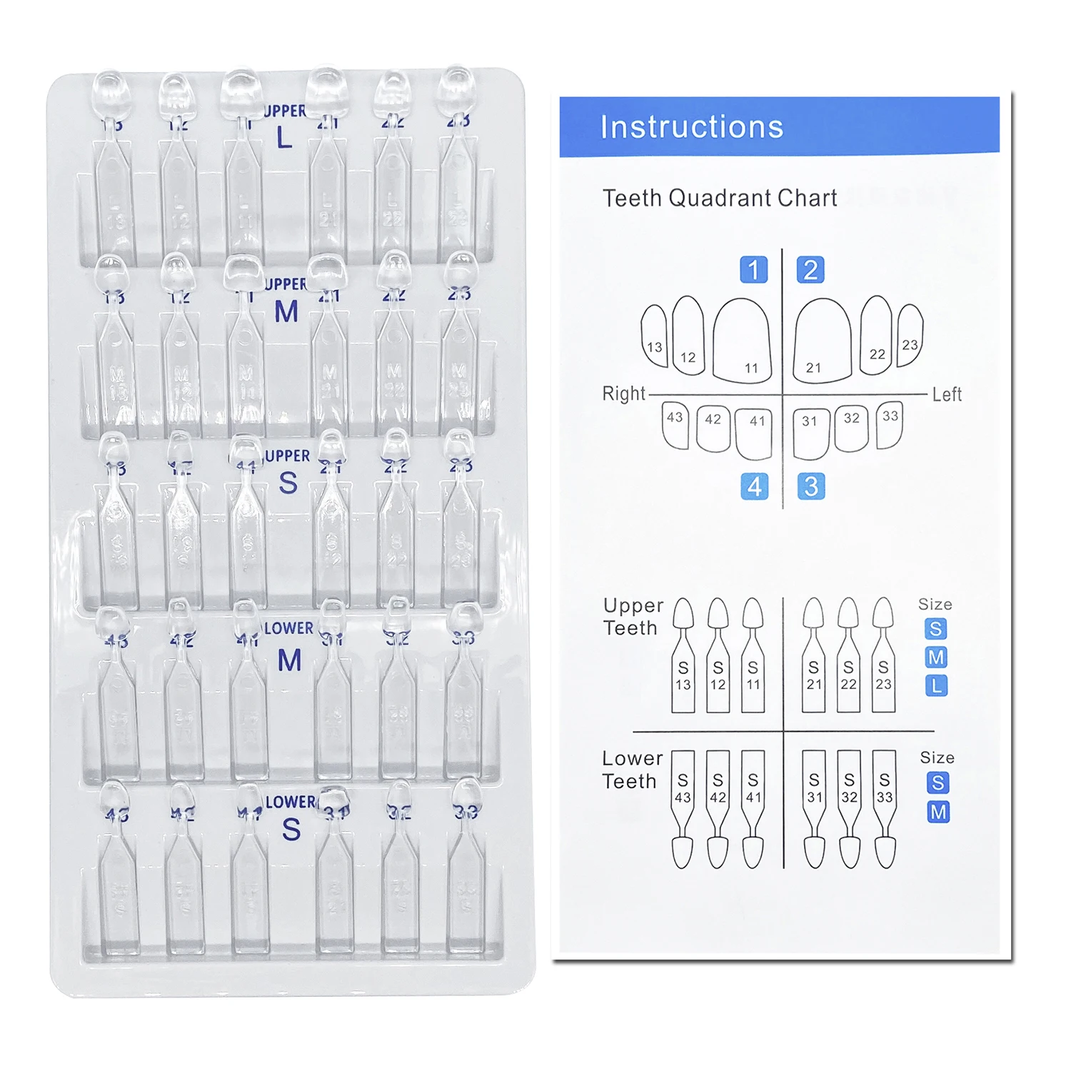 32pcs/Set Dental Veneer Mould  - Teeth Whitening Session 评论和价格