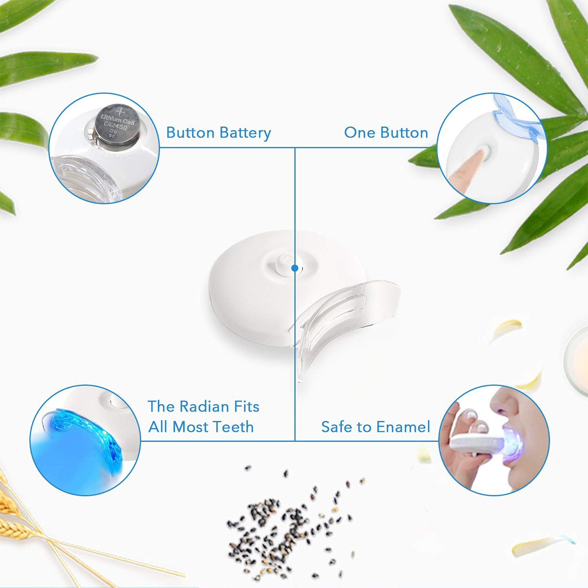 Teeth Whitening Kit - 5X LED L - Teeth Whitening Session 评论和价格