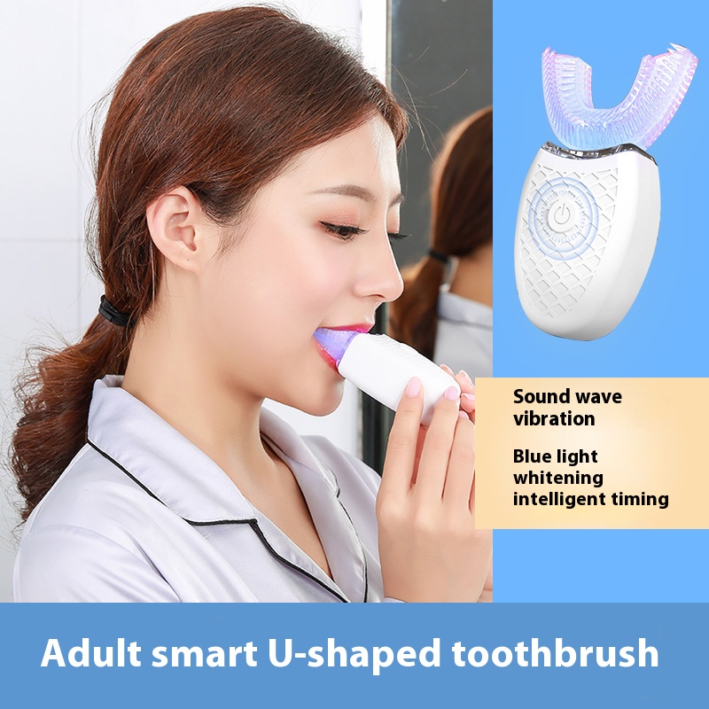 Electric U-Shaped Toothbrush f - Teeth Whitening Session 评论和价格