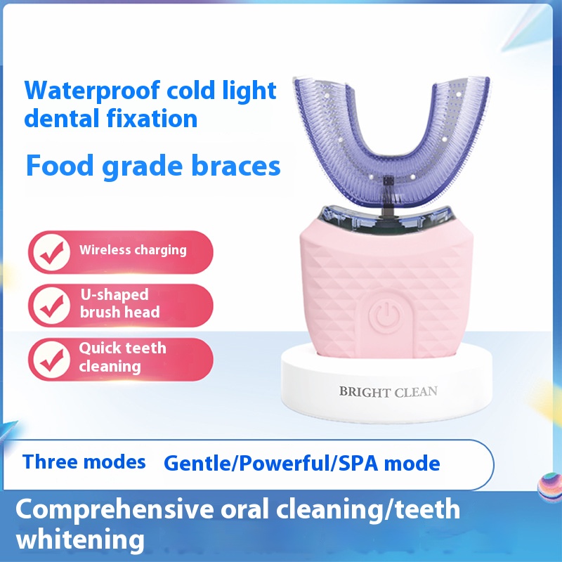 Electric U-Shaped Toothbrush f - Teeth Whitening Session 评论和价格