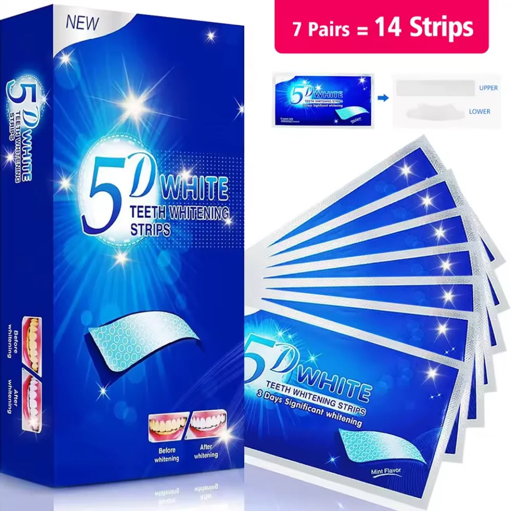 3D 5D 9D Professional Teeth Wh - Whitening Strip 3D 评论和价格