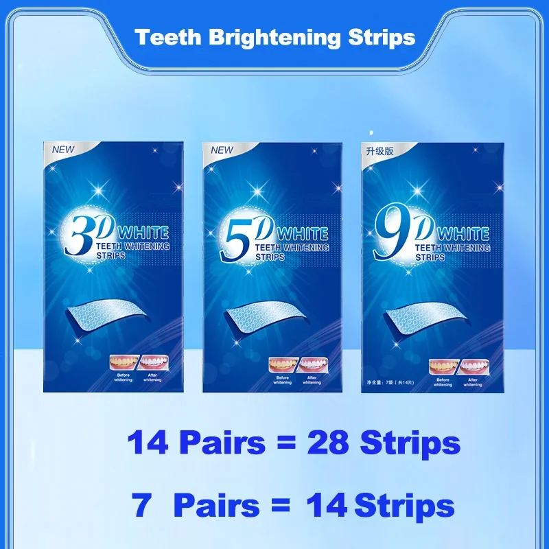 Teeth Whitening Strips White T - Whitening Strip 3D 评论和价格