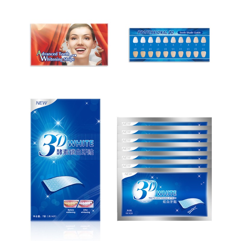 7Pairs Teeth Brightening Strip - Whitening Strip 3D 评论和价格