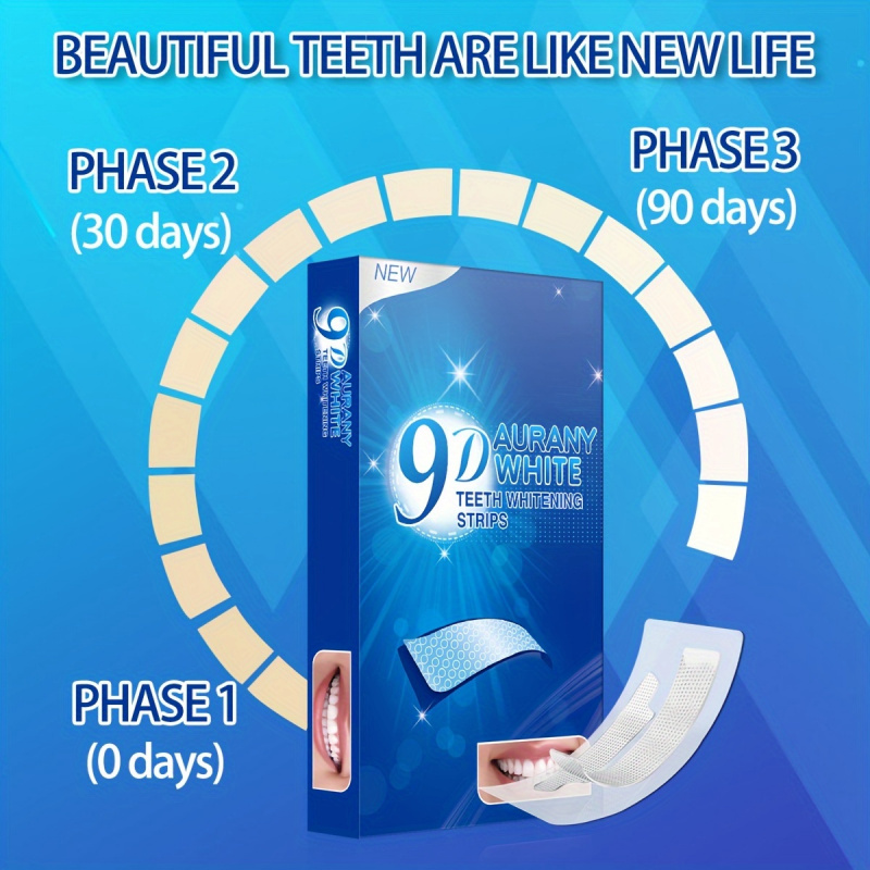 21 Pairs of 9D Aurany White Te - Teeth Whitening Street 评论和价格