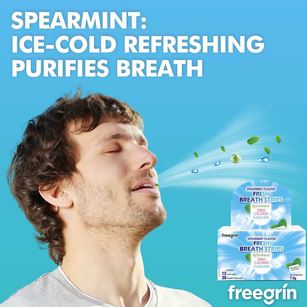 FREEGRIN Spearmint Flavored Fr - Teeth Whitening Street 评论和价格