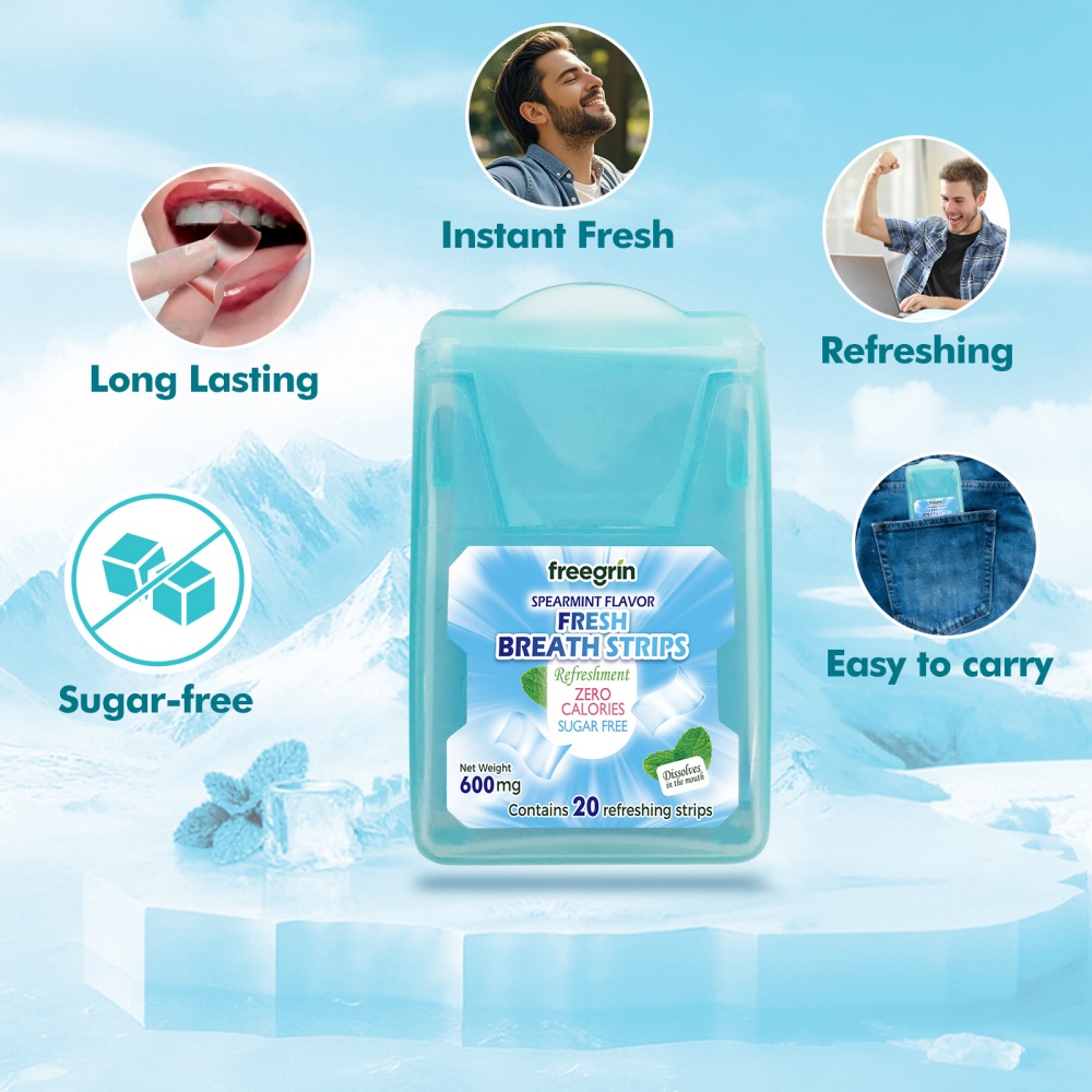 FREEGRIN Spearmint Flavored Fr - Teeth Whitening Street 评论和价格