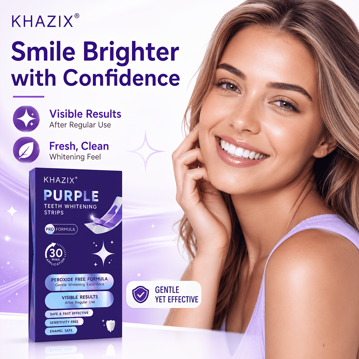 1/10pairs Purple Teeth Whiteni - Teeth Whitening Street 评论和价格