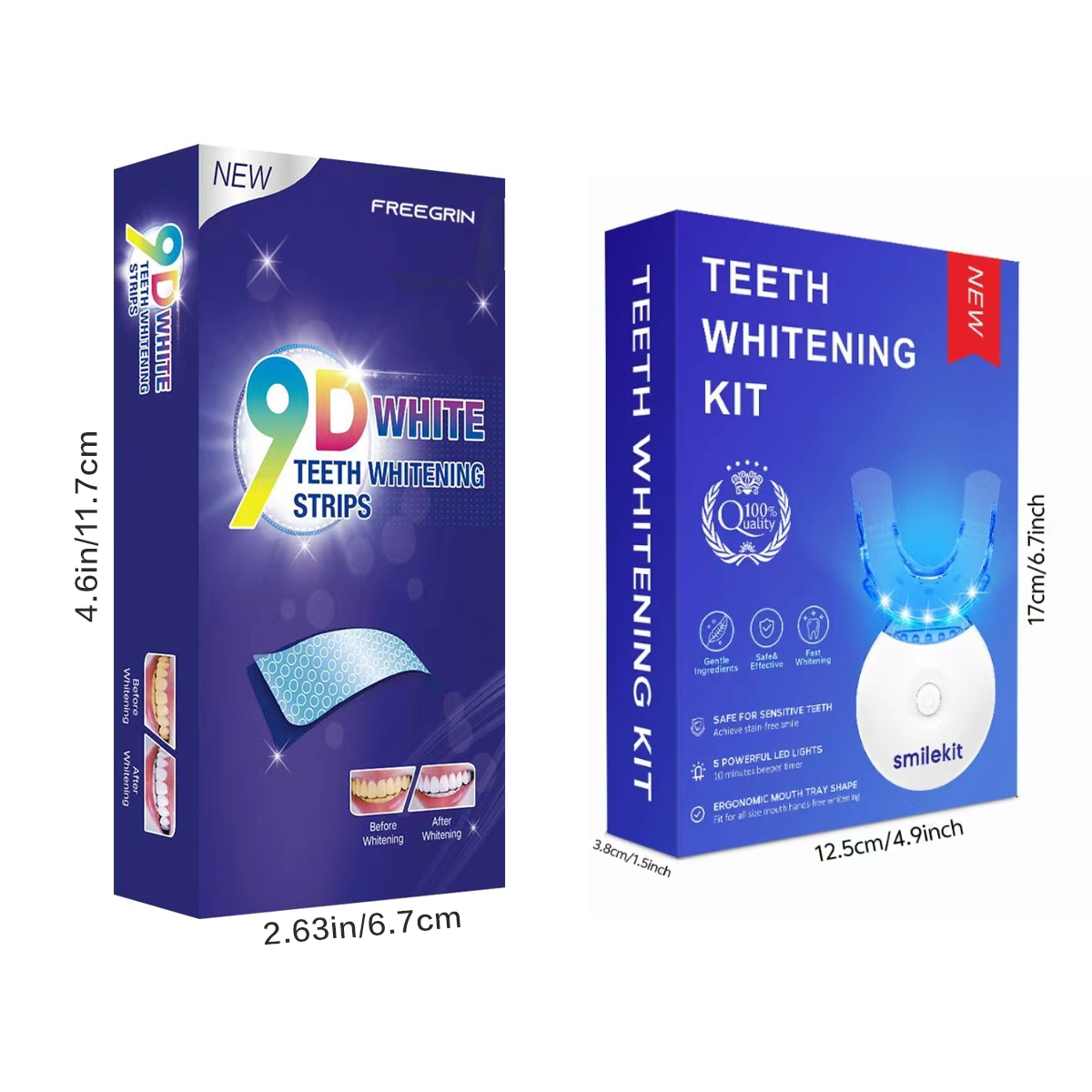 Teeth Whitening Kit - 5X LED L - Teeth Whitening Street 评论和价格