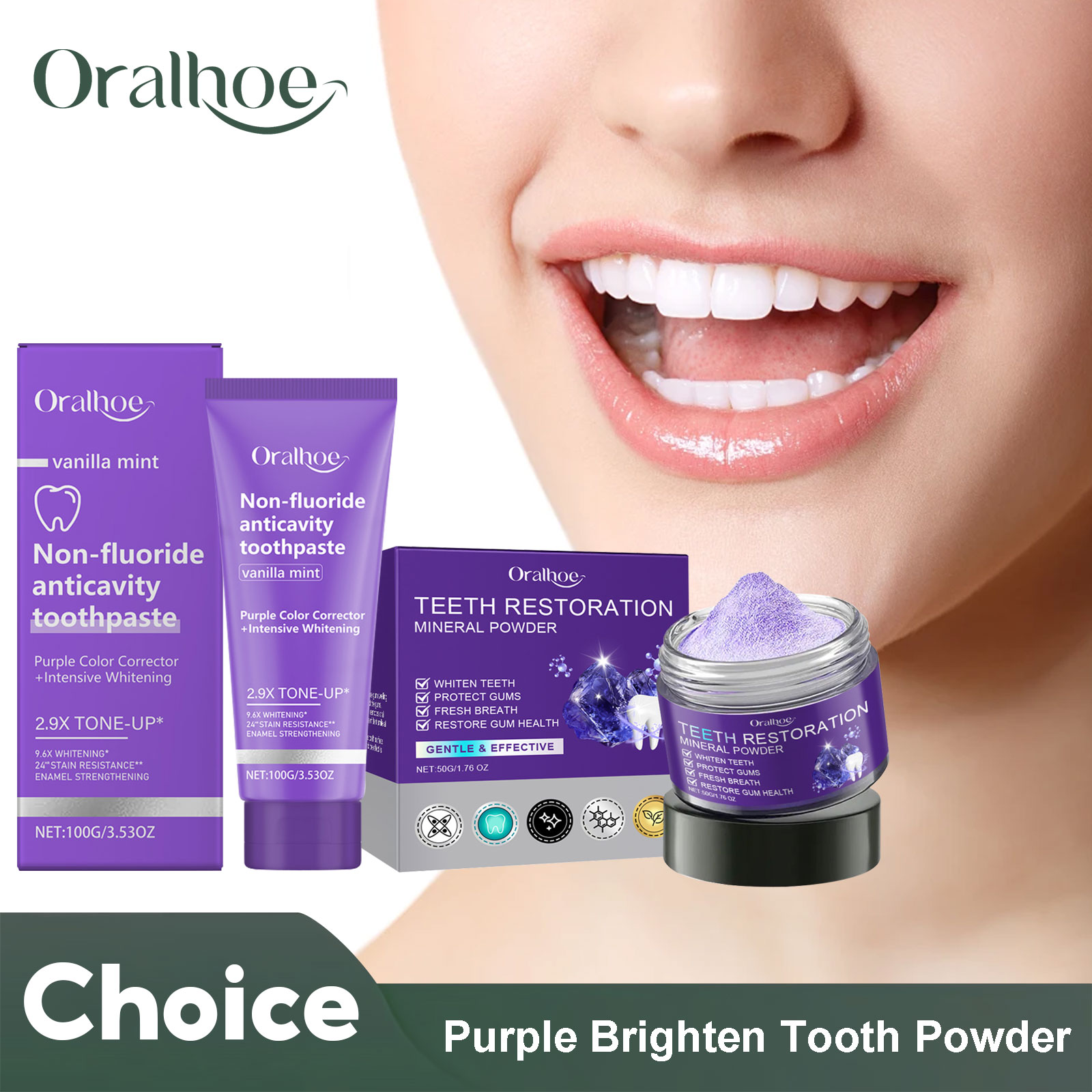 Teeth Restoration Mineral Powd - Teeth Whitening Street 评论和价格