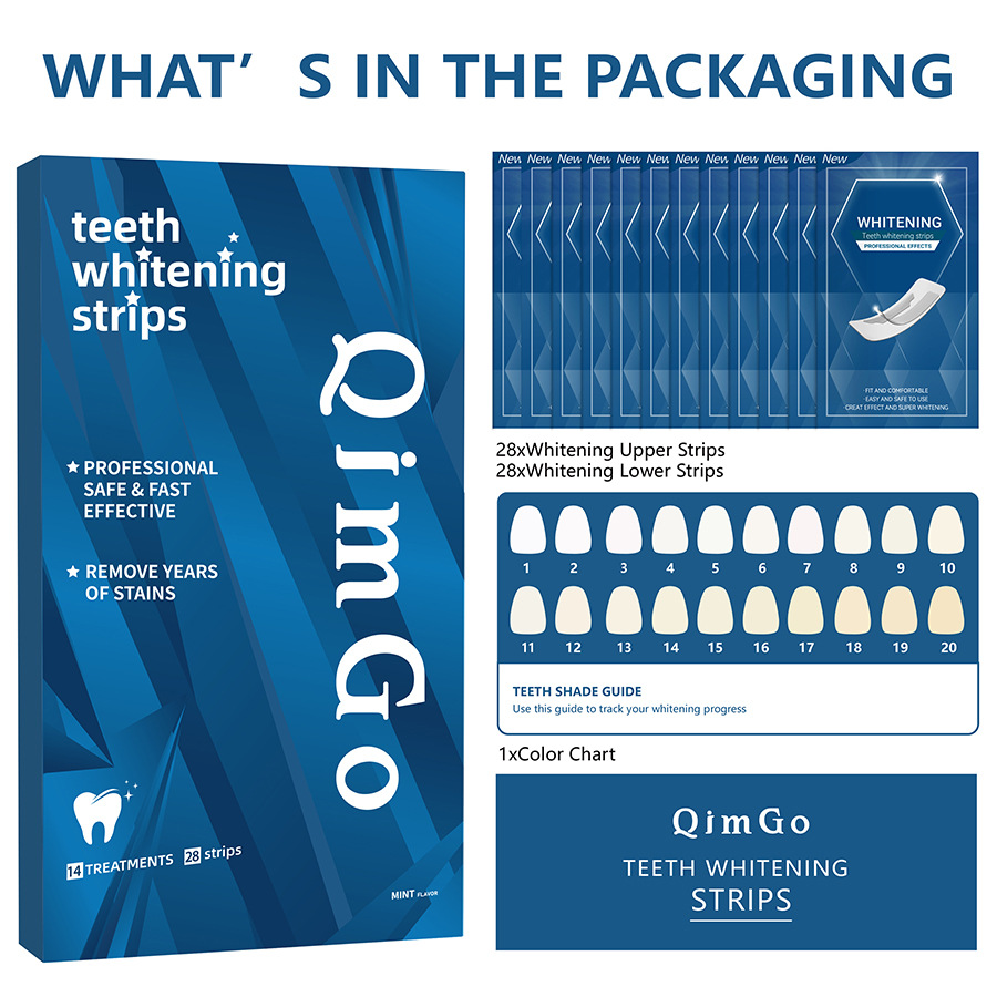 3D Dry Teeth Whitening Strips  - Whitening Strip 3D 评论和价格