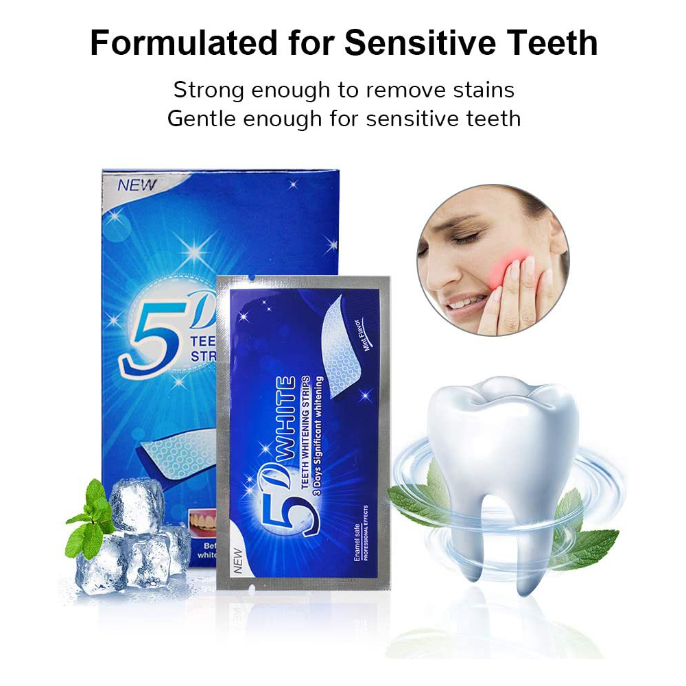5D White Teeth Whitening Strip - Teeth Whitening Street 评论和价格