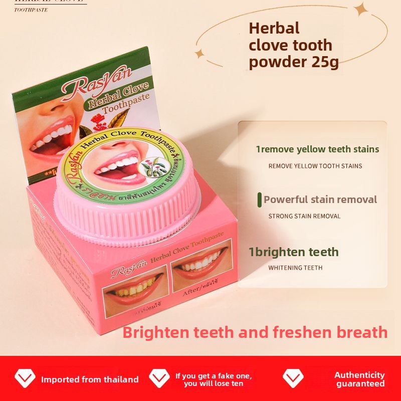 Thai Clove/coconut Tooth Powde - Teeth Whitening Street 评论和价格